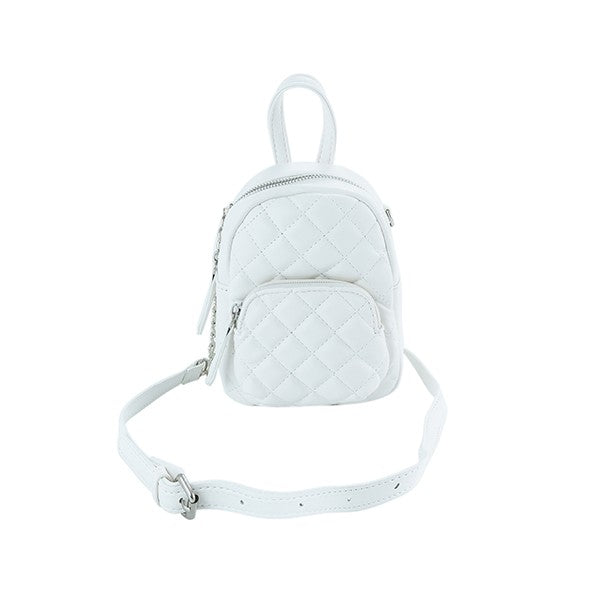 QUILTED CROSSBODY SATCHEL BAG