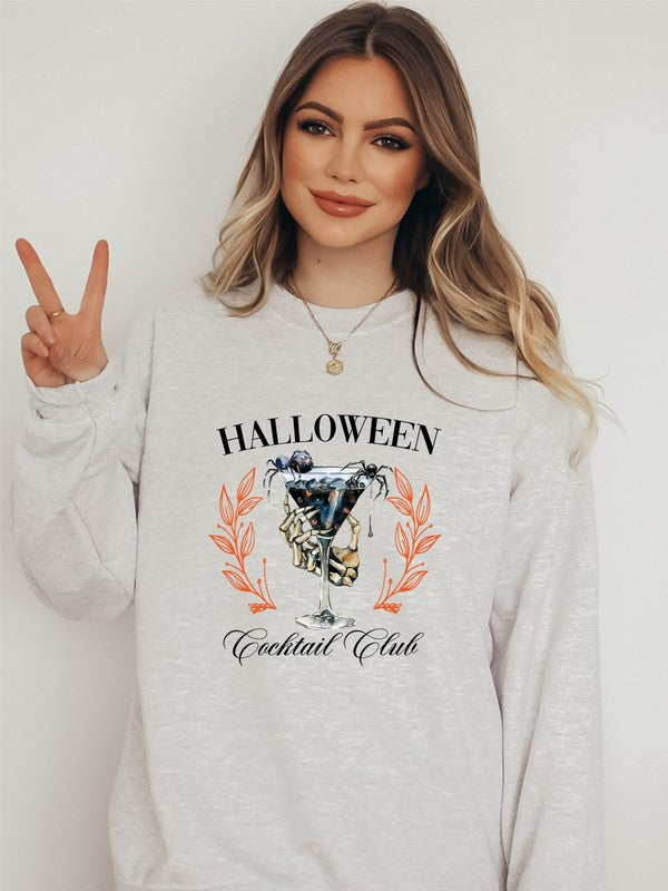 Halloween Social Club Crew Neck Sweatshirt