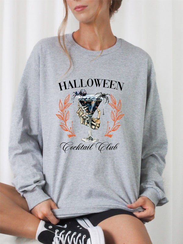 Halloween Social Club Crew Neck Sweatshirt