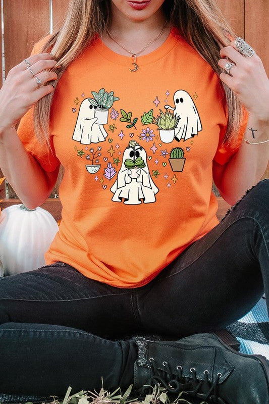 Ghost Plant Lover Halloween Graphic Tee