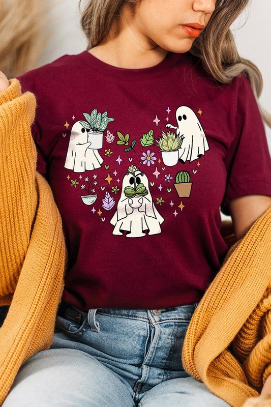 Ghost Plant Lover Halloween Graphic Tee