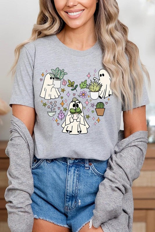 Ghost Plant Lover Halloween Graphic Tee