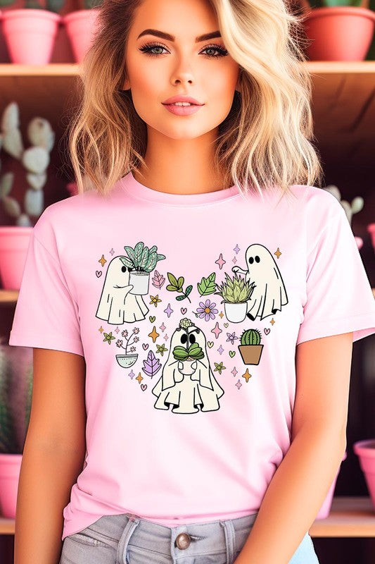 Ghost Plant Lover Halloween Graphic Tee