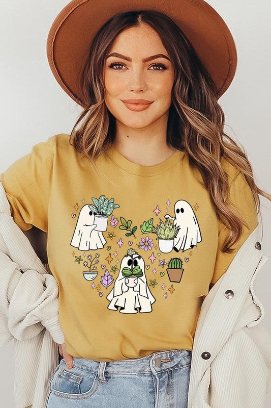 Ghost Plant Lover Halloween Graphic Tee