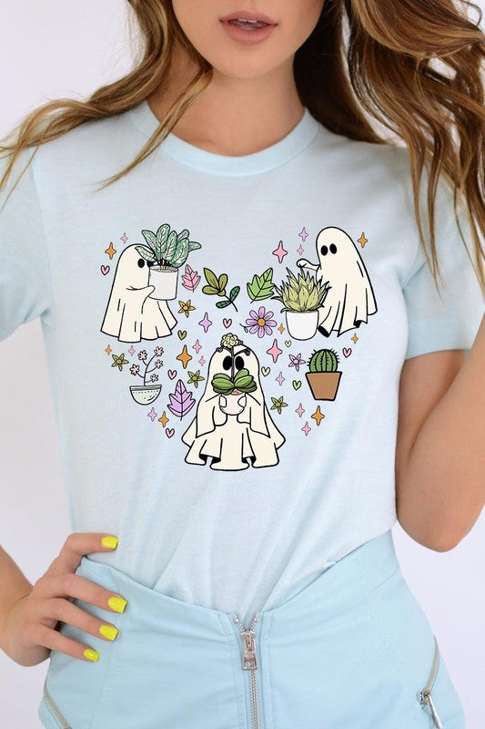 Ghost Plant Lover Halloween Graphic Tee