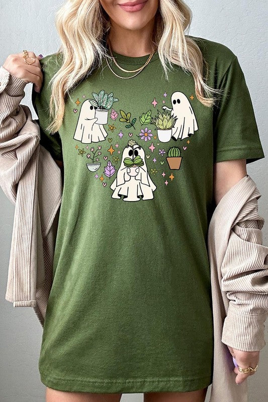 Ghost Plant Lover Halloween Graphic Tee