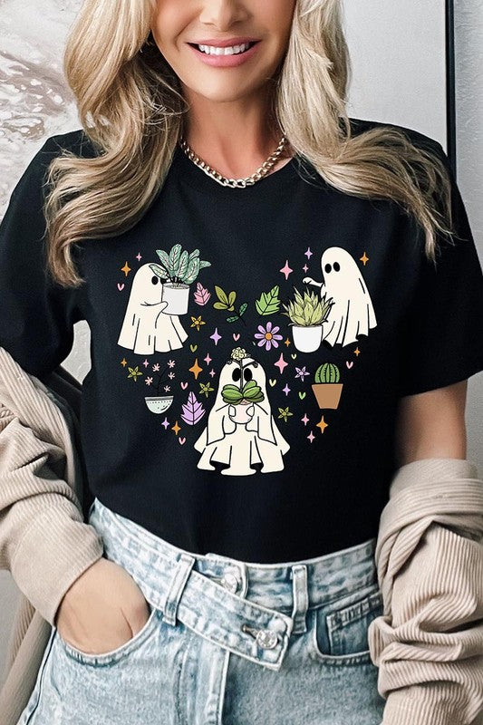 Ghost Plant Lover Halloween Graphic Tee