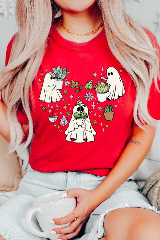 Ghost Plant Lover Halloween Graphic Tee