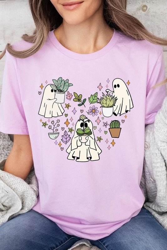 Ghost Plant Lover Halloween Graphic Tee