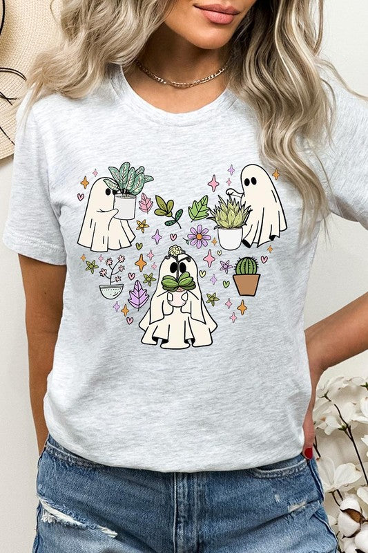 Ghost Plant Lover Halloween Graphic Tee