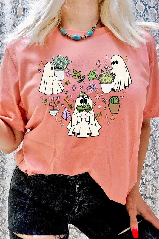 Ghost Plant Lover Halloween Graphic Tee