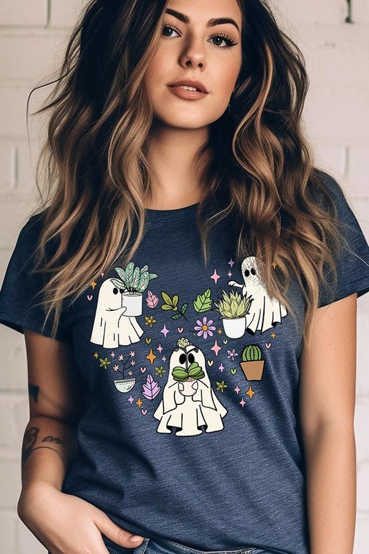 Ghost Plant Lover Halloween Graphic Tee