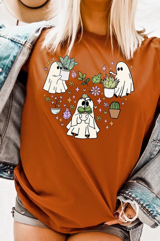 Ghost Plant Lover Halloween Graphic Tee