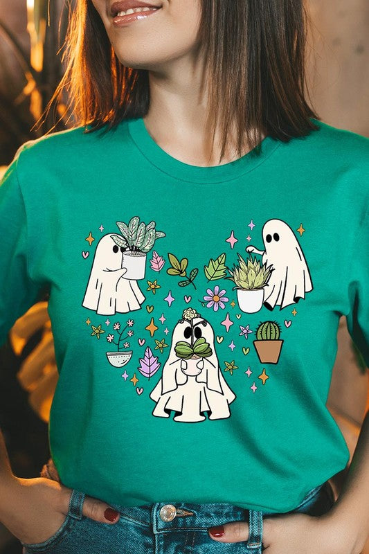 Ghost Plant Lover Halloween Graphic Tee