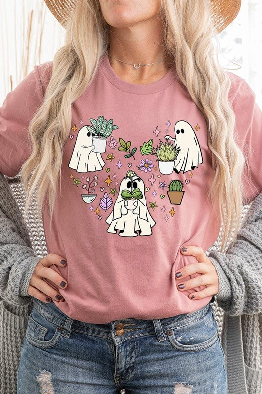 Ghost Plant Lover Halloween Graphic Tee