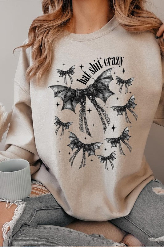 Halloween Bat shit crazy Graphic Sweatshirts